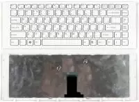 Клавиатура для ноутбука Sony Vaio VPC-EG, VPC-EK белая