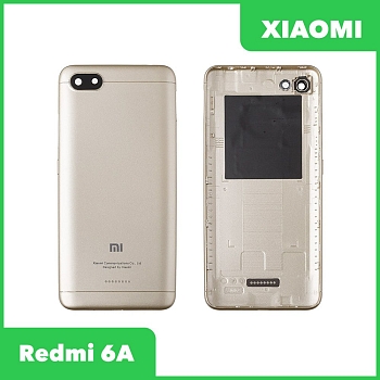 Задняя крышка корпуса для телефона Xiaomi Redmi 6A, золотая
